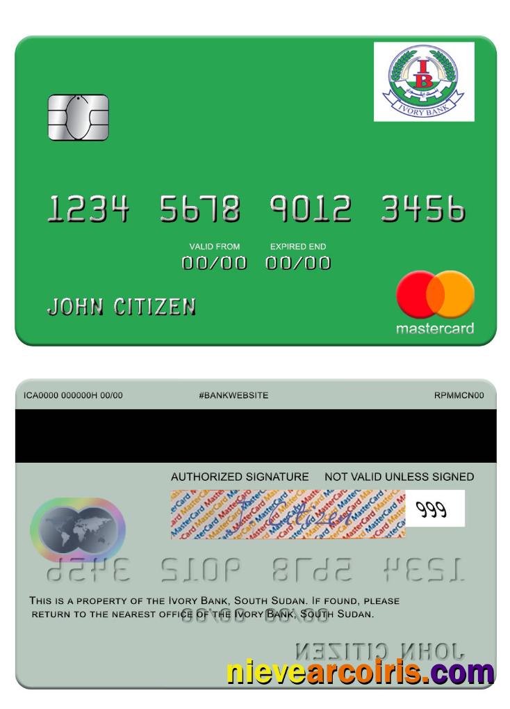 South SudanIvory Bank mastercard